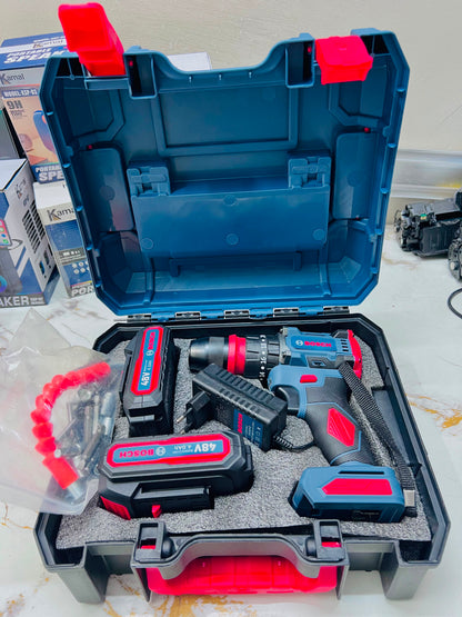Imported Bosch Powerful Drill – Heavy-Duty Electric Drill for Home, Workshop & DIY | 1-Month Warranty