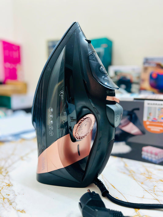 BOMA BM-291 2200W Electric Steam Iron – German Design, 1-Year Warranty & One-Touch Steam