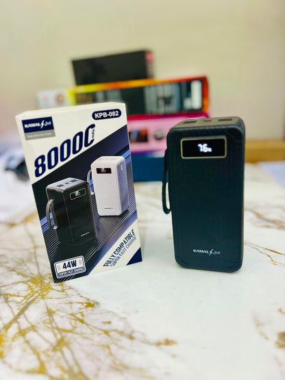 KAMAL 80000mAh 44W Super Fast Charge Power Bank KPB-082