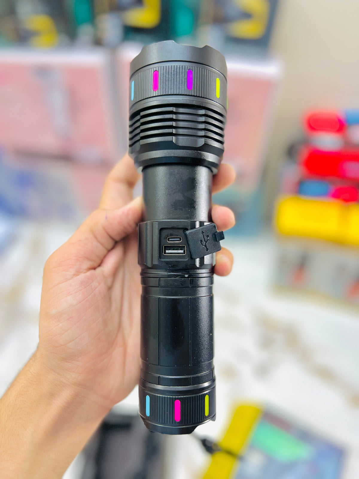 COBA TG WICK W516 Flashlight – 2000M Long-Range Torch, Aluminium Alloy Body & Lithium Battery