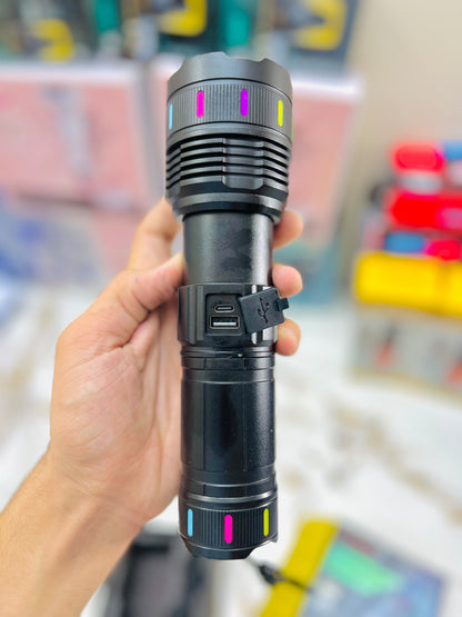 COBA TG WICK W516 Flashlight – 2000M Long-Range Torch, Aluminium Alloy Body & Lithium Battery