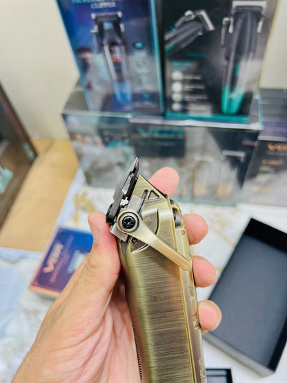 VGR Voyager Professional V-005 Hair Clipper – 7000 RPM, Powder Metallurgic Blade, 2600mAh Battery & 250 Minutes Runtime|🇦🇷ARGENTINA LOT