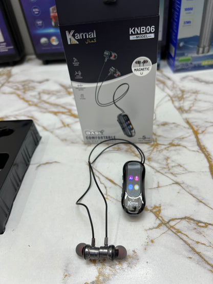Kamal Magnetic KNB06 Wireless Earphones – 5 Voice Changer Modes, Singing Mode, TF Card & Hearing Protection