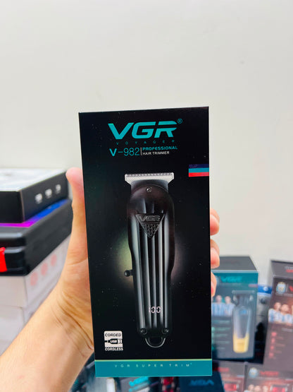 VGR V-982 Voyager Professional Hair Trimmer – T-Blade, LED Display|🇦🇷ARGENTINA LOT