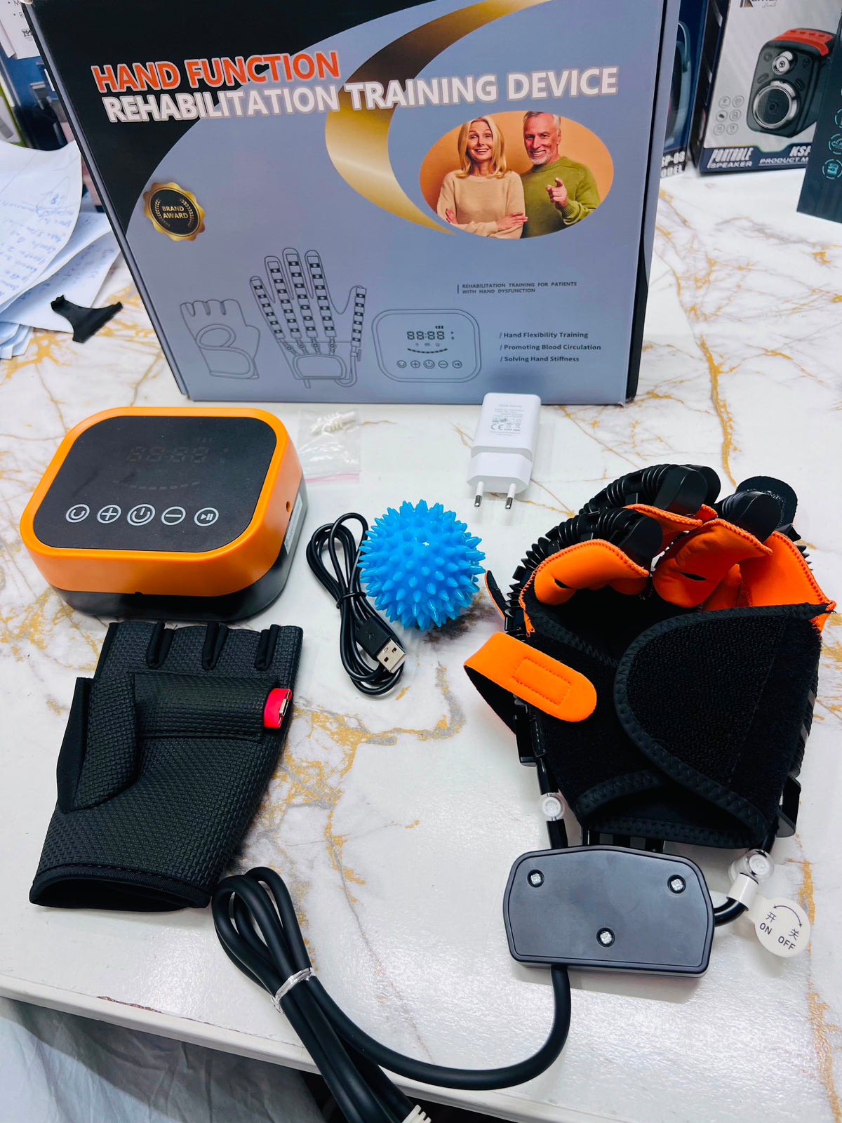 Hand Function Rehabilitation Training Device | Hand Grip & Finger Flexibility Exercise Trainer for Recovery & Daily Exercise