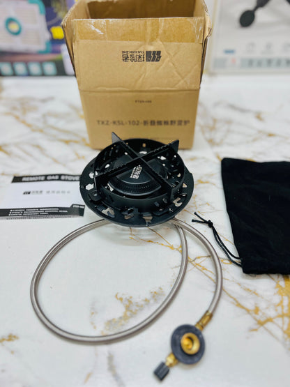 Imported Remote Gas Stove FT25-102 – Portable Folding Camping Stove