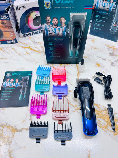 VGR V-013 Professional Hair Clipper – Stainless Steel Blade, 2000mAh Lithium Battery|🇦🇷ARGENTINA LOT