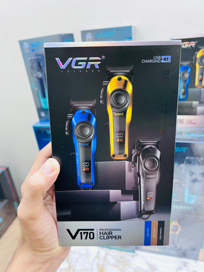VGR Voyager V-170 Professional Hair Clipper – 2Pcs  Extra Comer , 2000mAh Lithium Battery|🇦🇷ARGENTINA LOT