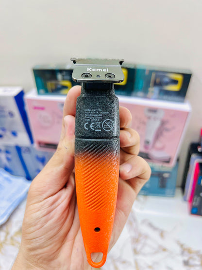 Imported Kemei KM-1750 Professional Trimmer – Metal Body, American Design & LCD Display