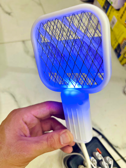 Mosquito Killer Racket Lamp – Pocket Size USB Rechargeable 2-in-1 Device |