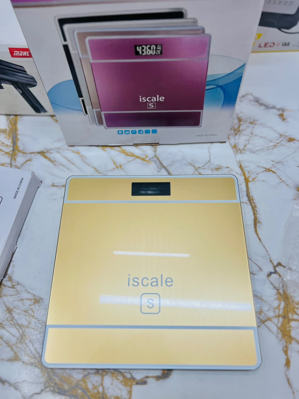 Electronic Bathroom Scale 180KG – LCD Display, Smart Step-On Technology & Auto Power-Off
