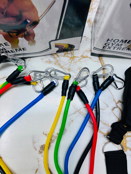 Power Resistance Bands Home Gym Extreme Set JT-003 – Full Body Workout Kit