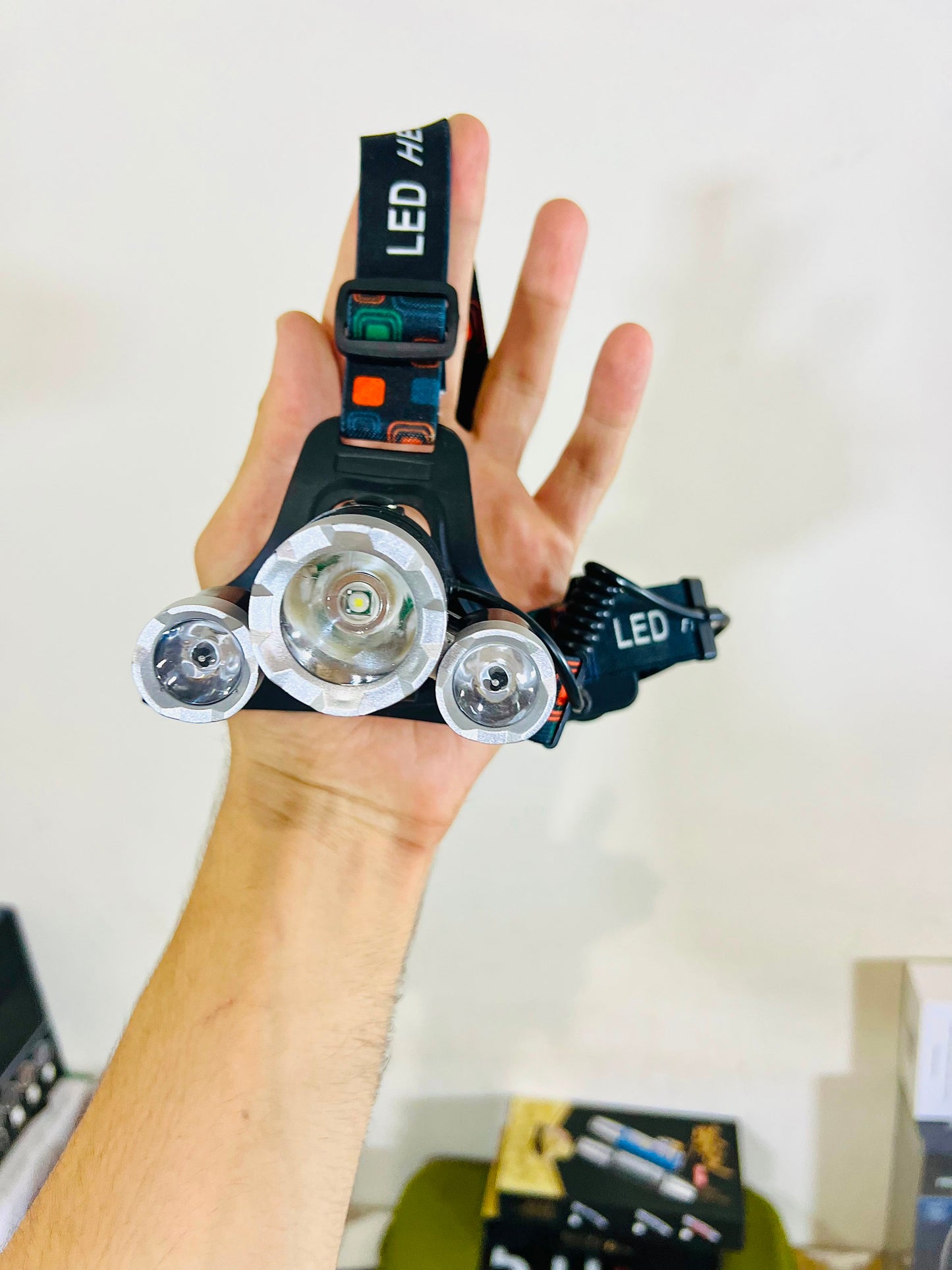 High Power 3x CREE T6 LED Head Lamp with 2x 18650 Rechargeable Batteries – Ultra Bright Head Torch | AwamiImport.com