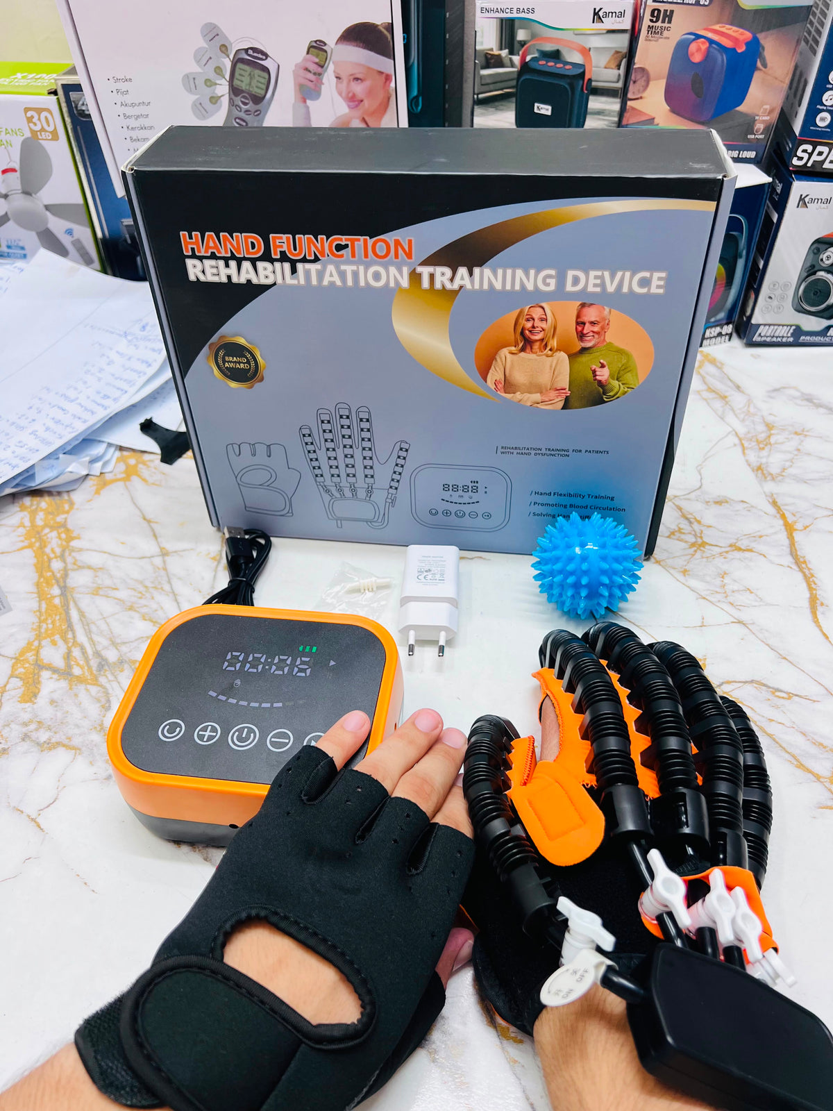 Hand Function Rehabilitation Training Device | Hand Grip & Finger Flexibility Exercise Trainer for Recovery & Daily Exercise