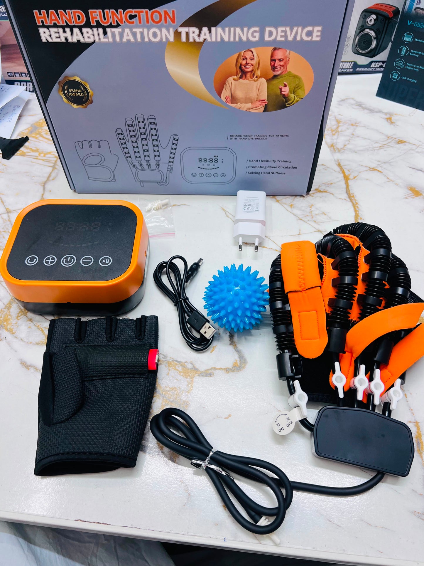 Hand Function Rehabilitation Training Device | Hand Grip & Finger Flexibility Exercise Trainer for Recovery & Daily Exercise