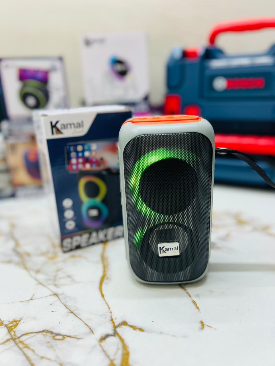 Kamal KSP-07 Portable Speaker – 6 Hours Playtime, USB & Card Support, 1200mAh Battery