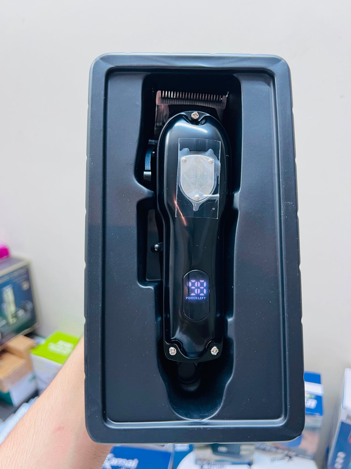 VGR V-652M Professional Hair Clipper – Stainless Steel Blade, 1500mAh Battery|🇦🇷ARGENTINA LOT