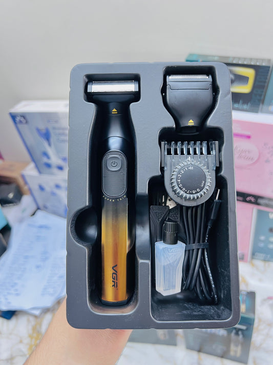 VGR V-361 2-in-1 Rechargeable Shaver & Dual-Sided Trimmer – Waterproof|🇦🇷ARGENTINA LOT
