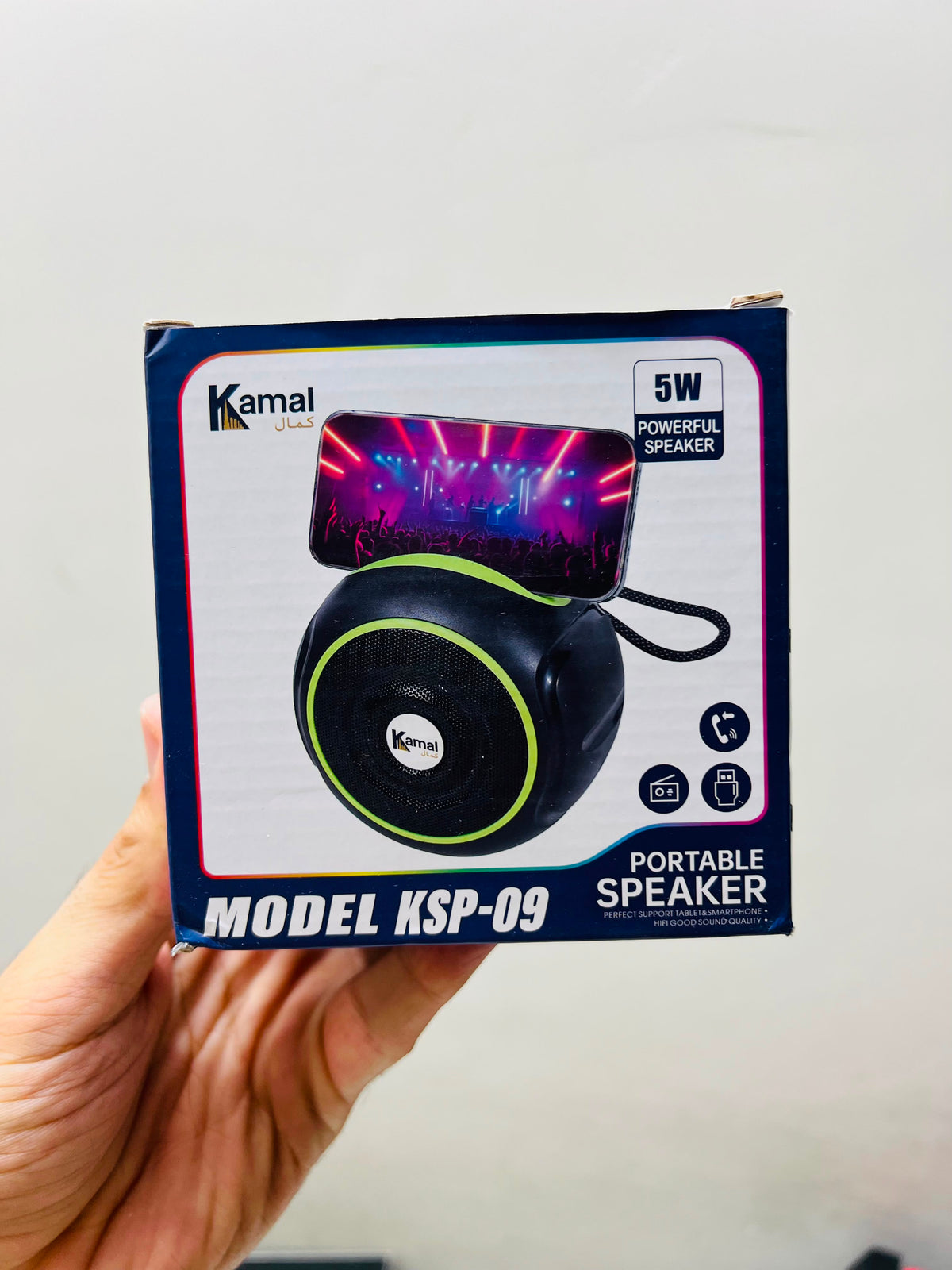 Kamal KSP-09 Portable Speaker – 5W Powerful Sound | Made in Dubai