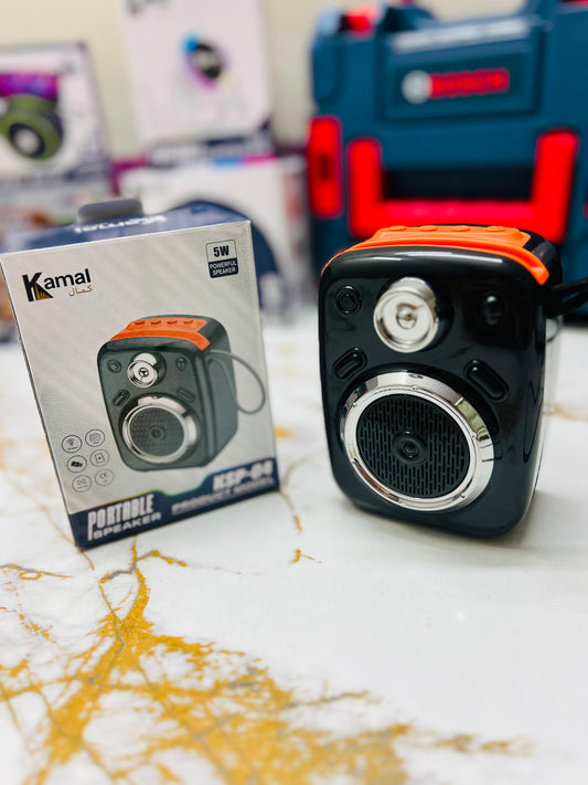 Kamal KSP-04 Portable Wireless Speaker – TWS Link, Radio Mode & 7 Hours Music Time
