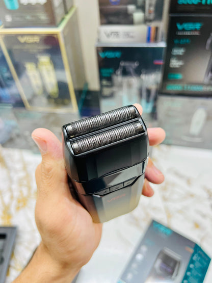 VGR V-308 Professional Foil Shaver – 3-Speed Double Titanium Foil, 9000 RPM Metal Body|🇦🇷ARGENTINA LOT