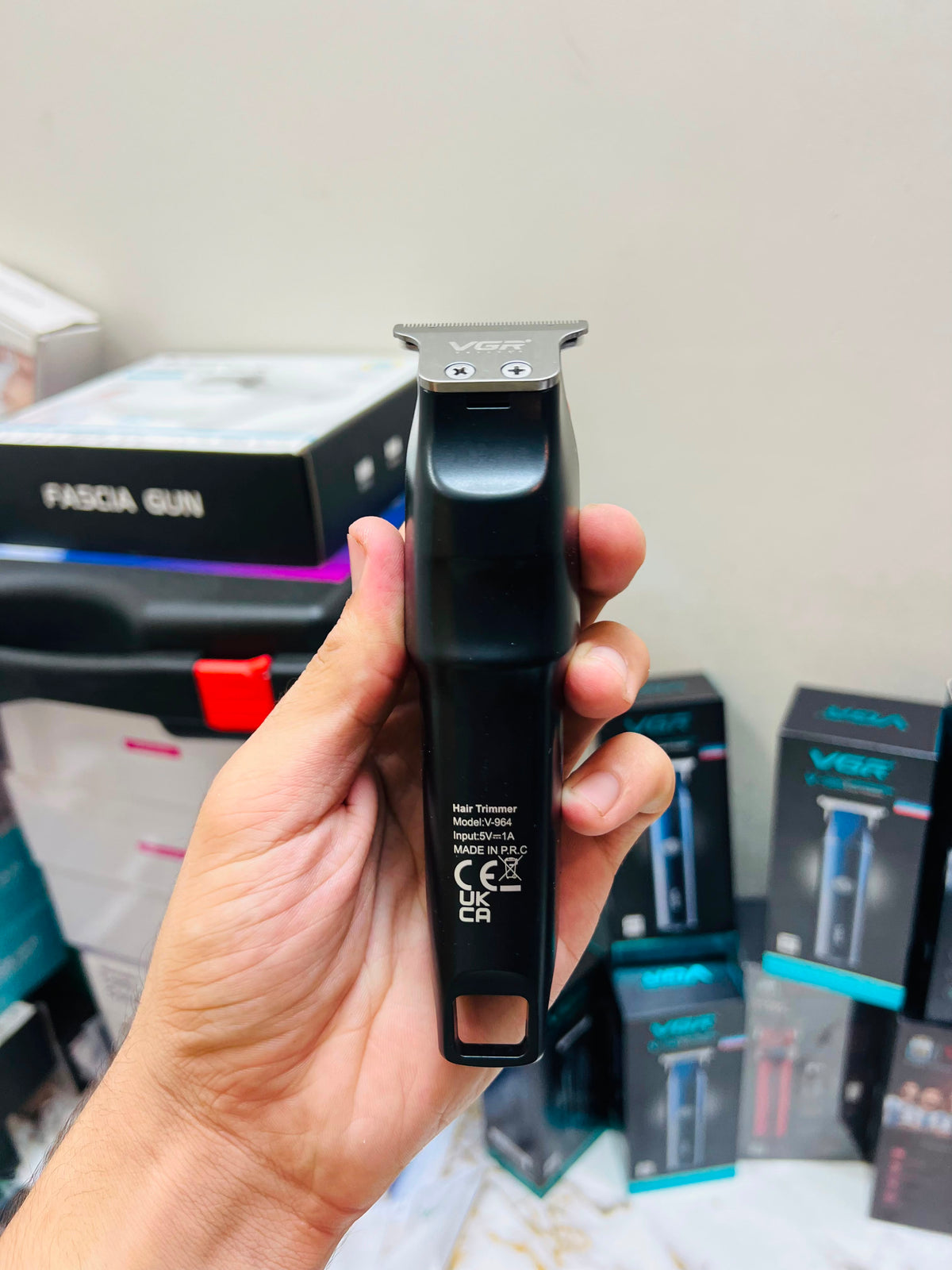 VGR Voyager V-964 Professional Hair Clipper – 7000 RPM Turbo Motor, Stainless Steel Blade & 600mAh Lithium Battery|🇦🇷ARGENTINA LOT