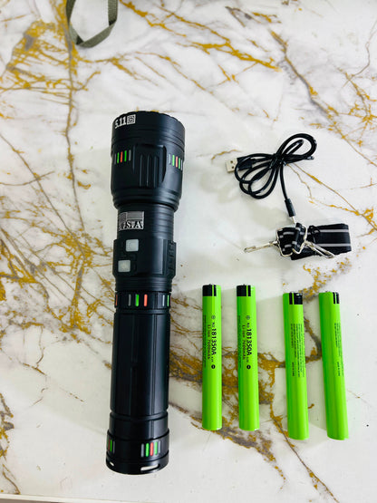 Imported USA 5.11 Rechargeable Emergency LED Light – 8 Hours Backup | 4 Big Battery Cells | High Brightness