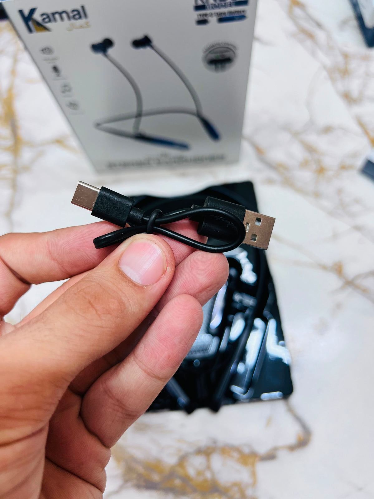 KAMAL KNB02 Wireless Stereo Earphones – High-Quality Sound, Phone Calls & 35 music Battery