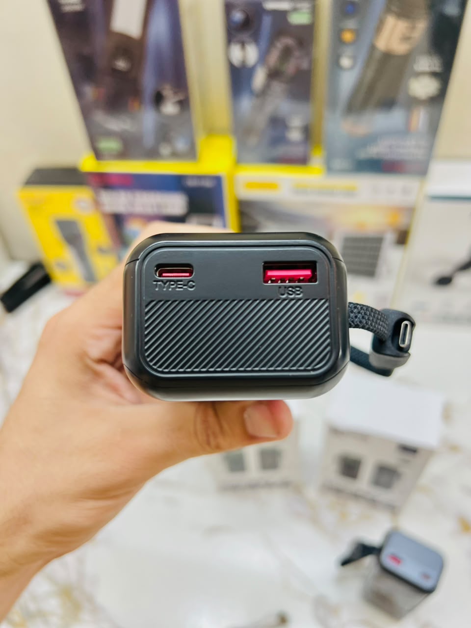 KAMAL KPB 2006 20000mAh Power Bank – 35W PD Fast Charging with 2 Cables