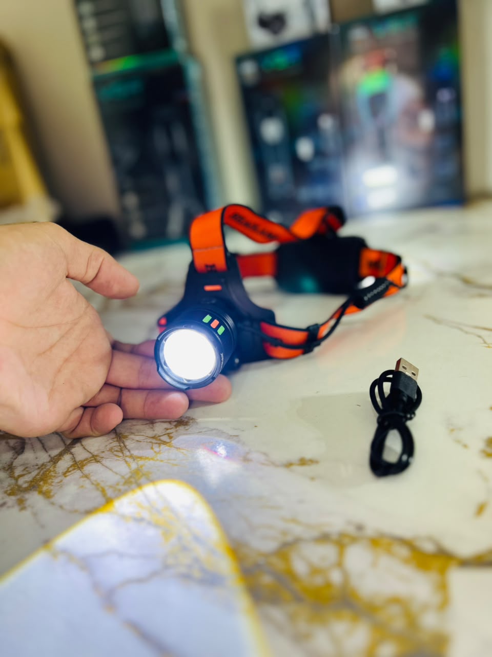 X Balog BL-T203-TG Super Bright LED Head Lamp