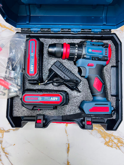 Imported Bosch Powerful Drill – Heavy-Duty Electric Drill for Home, Workshop & DIY | 1-Month Warranty