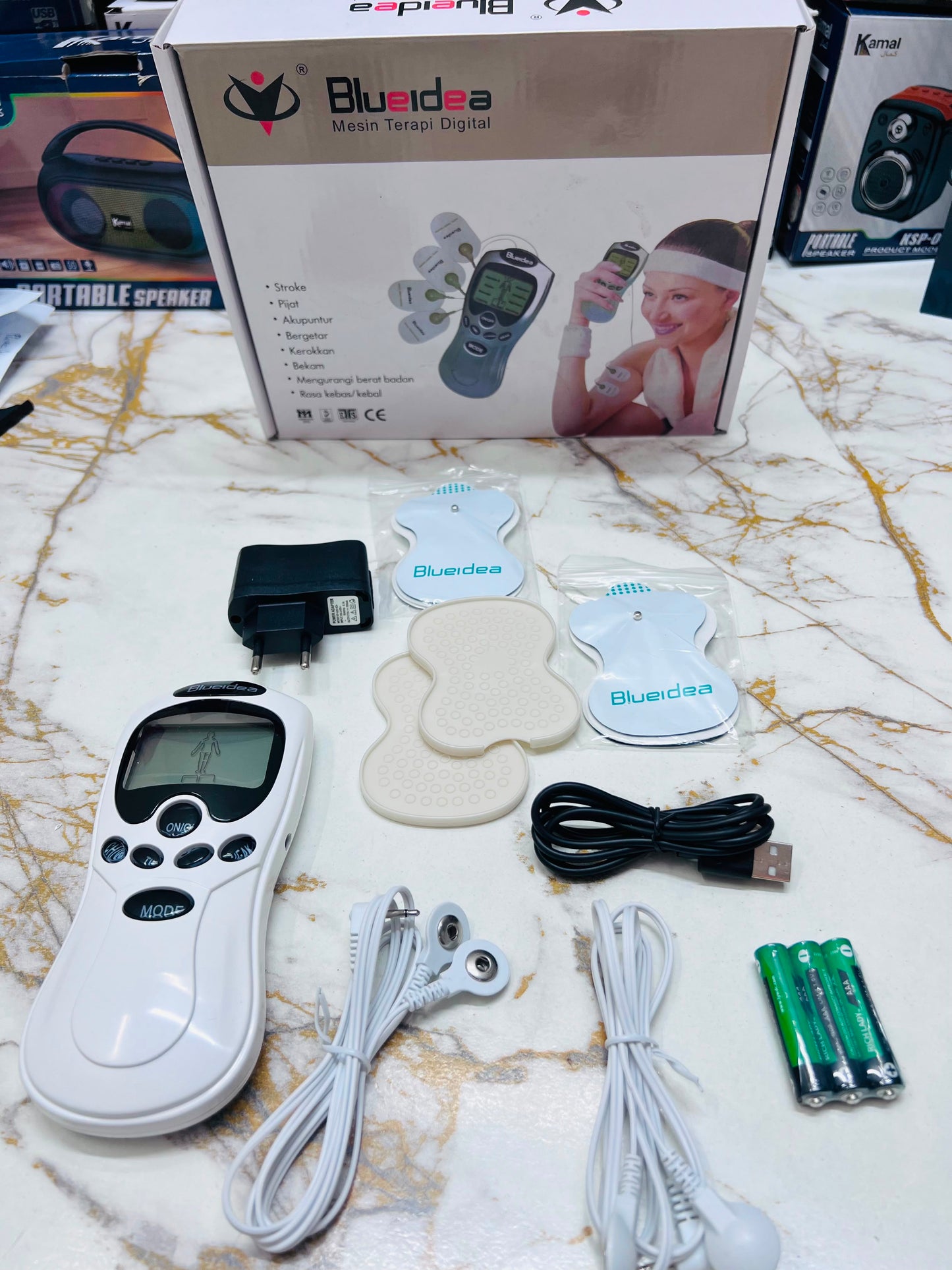 Blueidea Digital Therapy & Massage Machine – Electronic Pulse Massager for Pain Relief & Muscle Relaxation