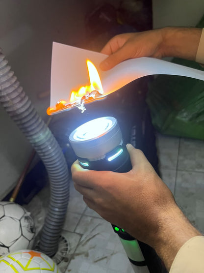 COBA CB-R18 3000M Strong Light Flashlight – Aluminium Alloy Body, Powerful Long-Range Torch