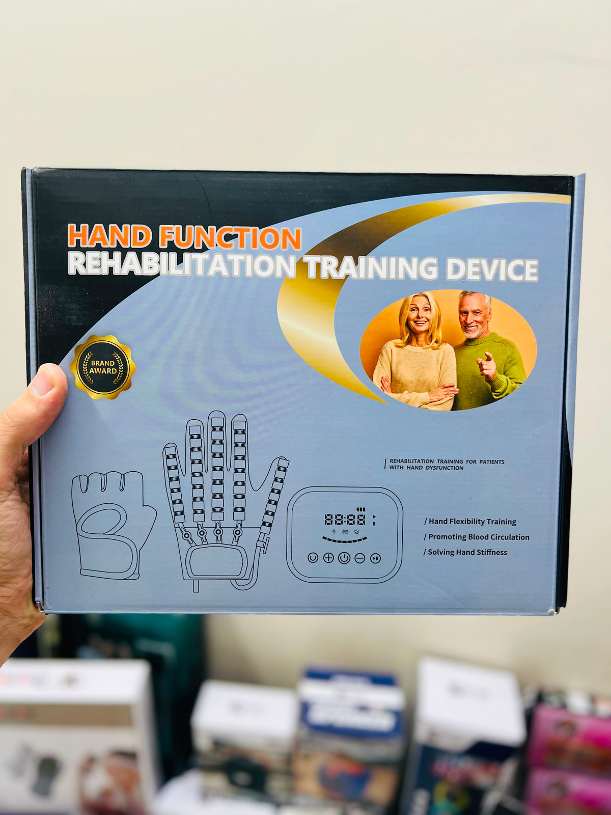 Hand Function Rehabilitation Training Device | Hand Grip & Finger Flexibility Exercise Trainer for Recovery & Daily Exercise