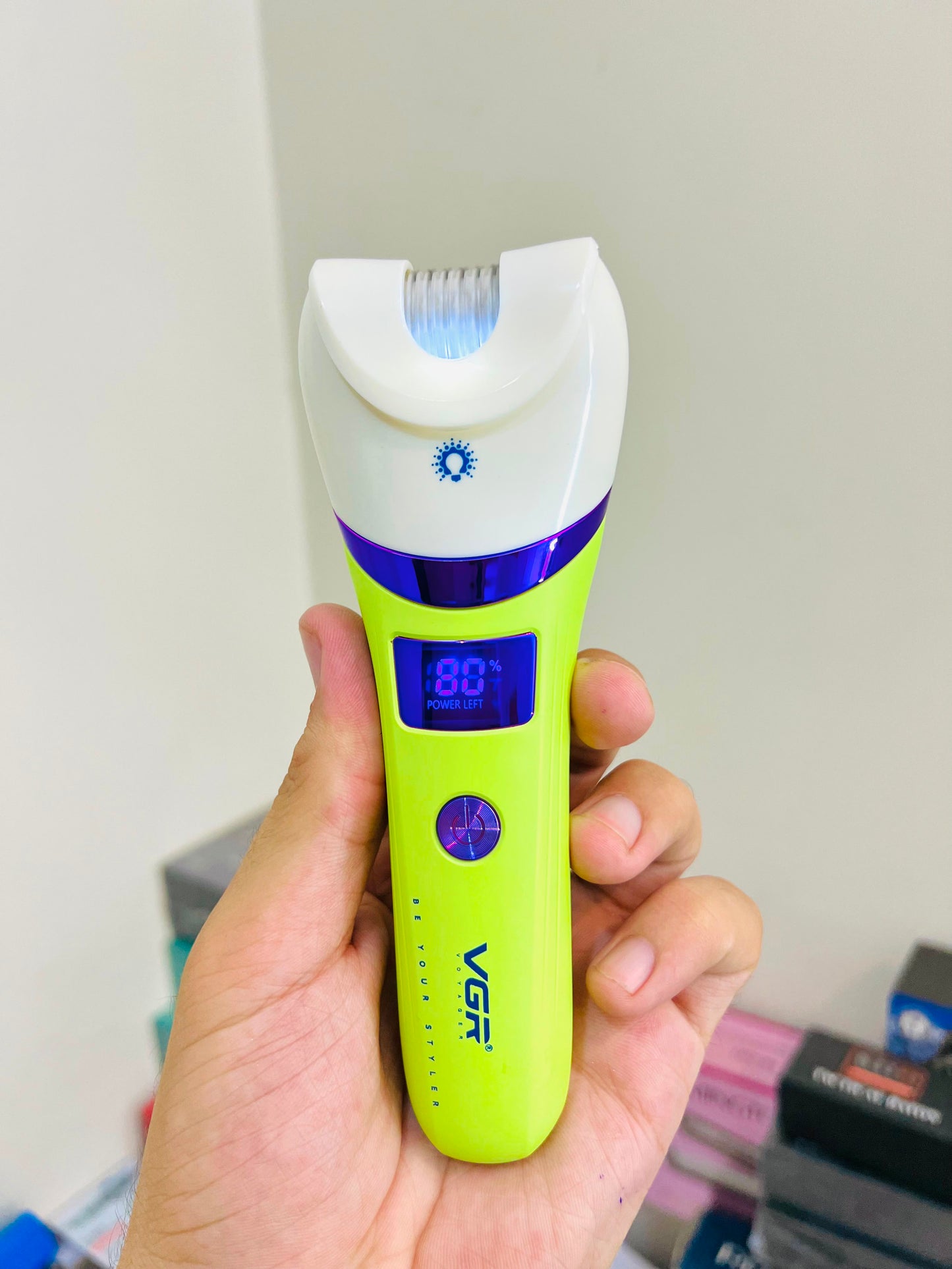VGR V-759 5-in-1 Women’s Lady Care Grooming Set – Epilator, Facial Cleanser, Callus Remover & Body Trimmer Kit