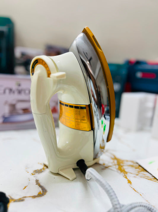 Enviro IH-HU18 Heavyweight Electric Iron – 1200W, Non-Stick Soleplate & Deluxe Metal Cover