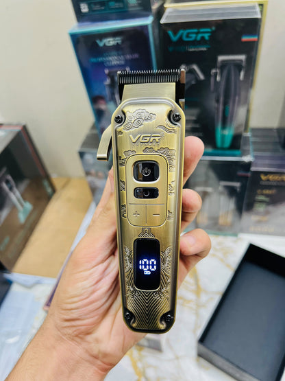 VGR Voyager Professional V-005 Hair Clipper – 7000 RPM, Powder Metallurgic Blade, 2600mAh Battery & 250 Minutes Runtime|🇦🇷ARGENTINA LOT