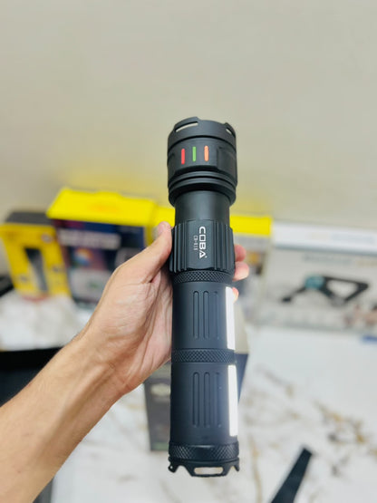 COBA CB-R18 3000M Strong Light Flashlight – Aluminium Alloy Body, Powerful Long-Range Torch