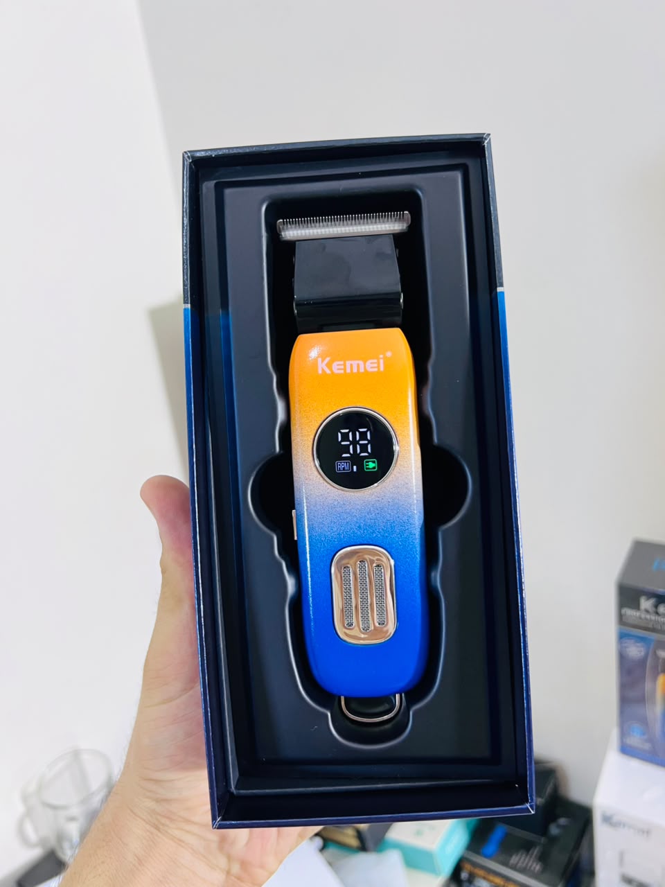 Imported KEMEI KM-1837 Carbon Steel Cutter Hair Trimmer