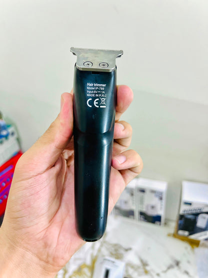 IPONE Rechargeable Trimmer – Digital Display | 90 Min Cordless Power | IP-789