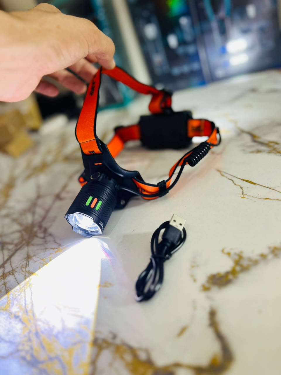 X Balog BL-T203-TG Super Bright LED Head Lamp