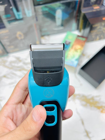 VGR Voyager V-208 Rechargeable Pet Clipper – Ceramic Blade, LED Light, 6 Guide Combs & Lithium Battery|🇦🇷ARGENTINA LOT