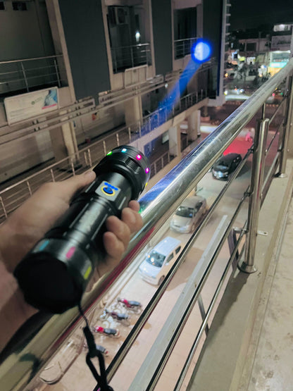 COBA TG WICK W516 Flashlight – 2000M Long-Range Torch, Aluminium Alloy Body & Lithium Battery