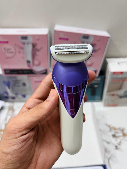 Washable Lady Care Set 7-in-1 M-727 – Lady Shaver, Callus Remover, Massager & Bikini Trimmer