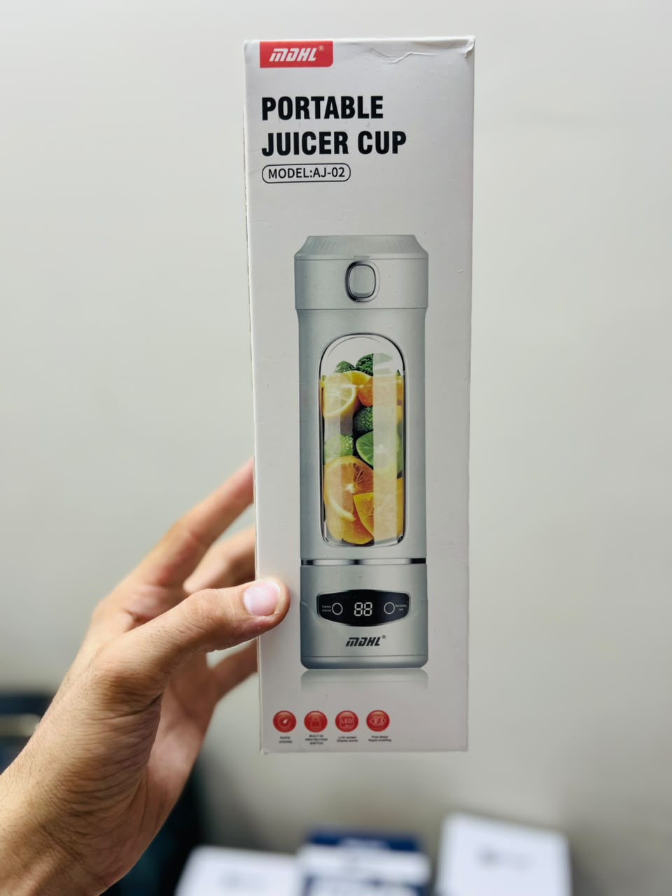 Imported Portable Juicer Cup AJ-02 – Rapid Juicing, Powerful Motor & Safety Protection