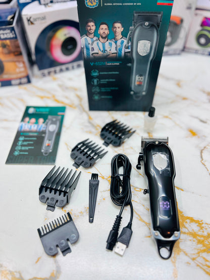 VGR V-652M Professional Hair Clipper – Stainless Steel Blade, 1500mAh Battery|🇦🇷ARGENTINA LOT