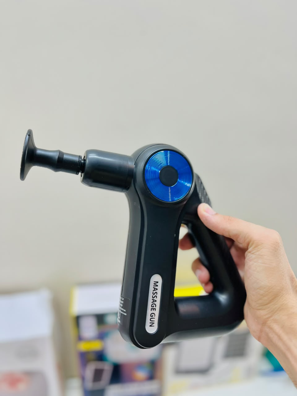 SLH-8891 Massage Gun – 9 Massage Heads, Adjustable Levels & Rechargeable Lithium Battery