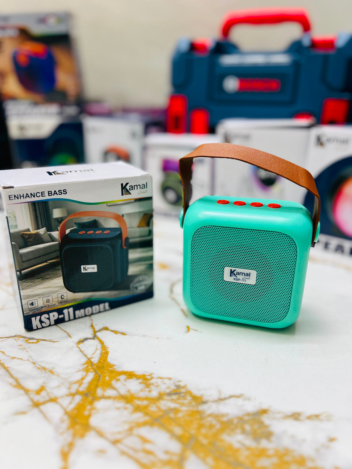 Kamal KSP-11 CNHANCE Bass Solar Energy USB Disk Loud Stereo 5W Speaker