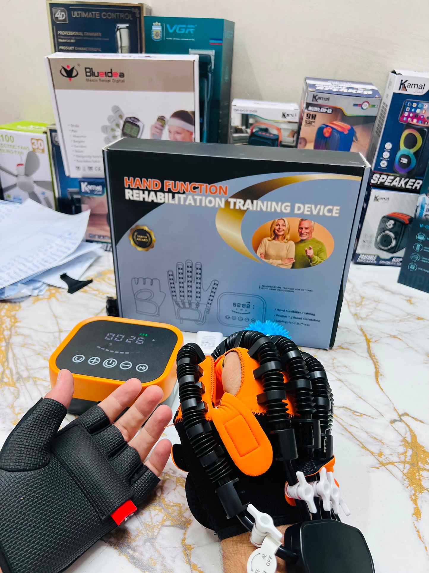 Hand Function Rehabilitation Training Device | Hand Grip & Finger Flexibility Exercise Trainer for Recovery & Daily Exercise