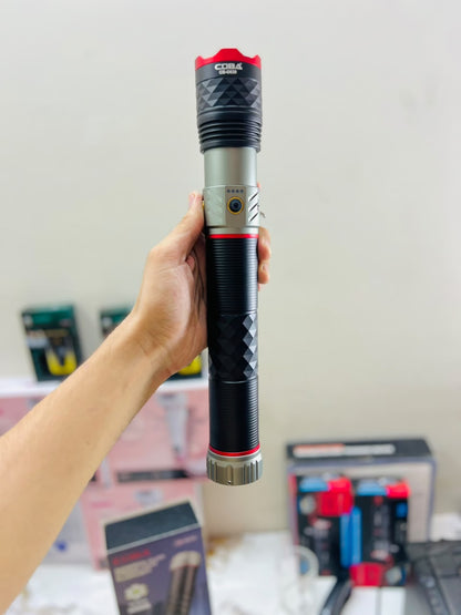 COBA 3000M Powerful LED Flashlight – Aluminum Alloy Torch with 32000mAh Lithium Battery